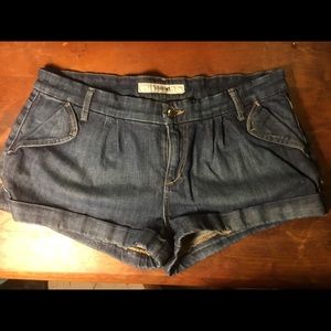 Classy Dress dark denim shorts